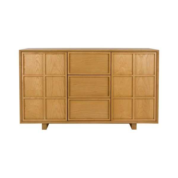 Komoda z jaseňového dreva v prírodnej farbe 120x70x45 cm Raster – Zuiver