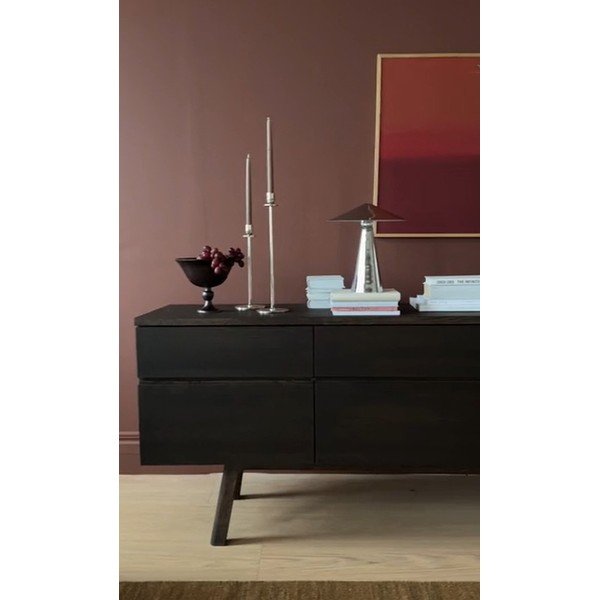 Komoda z dubového dreva v tmavo prírodnej farbe 170x77x42 cm Cleardale – Rowico-image-2