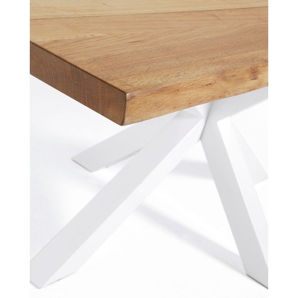 Jedálenský stôl s doskou v dubovom dekore 90x160 cm Argo – Kave Home-image-4