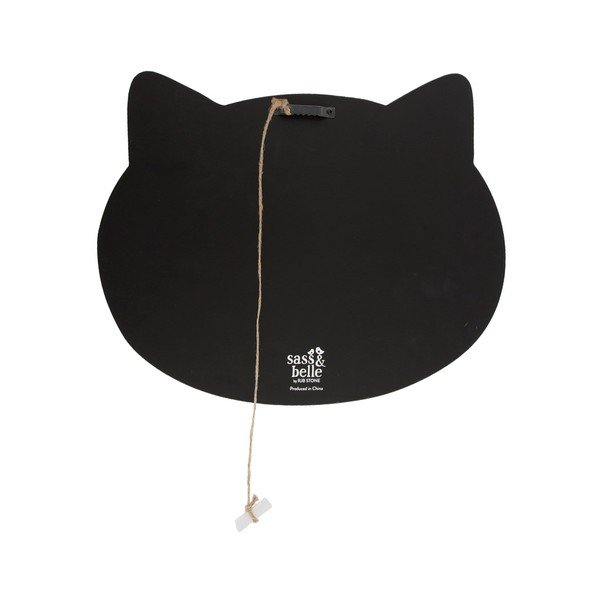 Nástenná popisovacia tabuľa s kriedou Sass & Belle Sweet Black Cat-image-1
