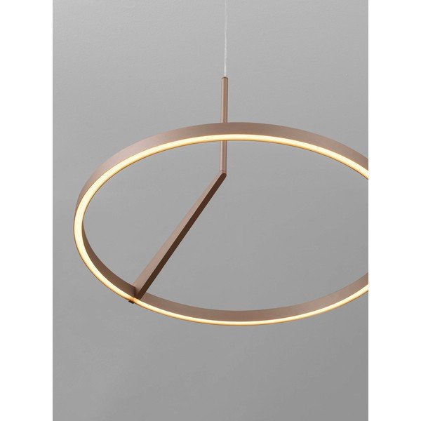 Hliníkové LED závesné svietidlo so stmievačom v ružovo zlatej farbe ø 60 cm Tilia – Nova Luce-image-2