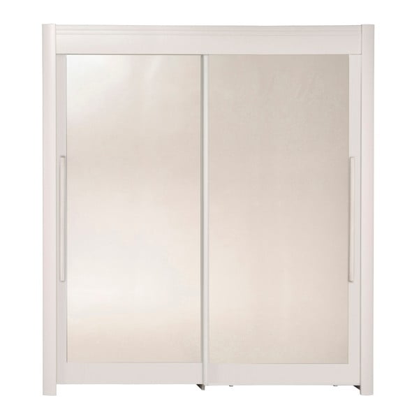 Biela šatníková skriňa s posuvnými dverami Parisot Adorlée, šírka 180 cm