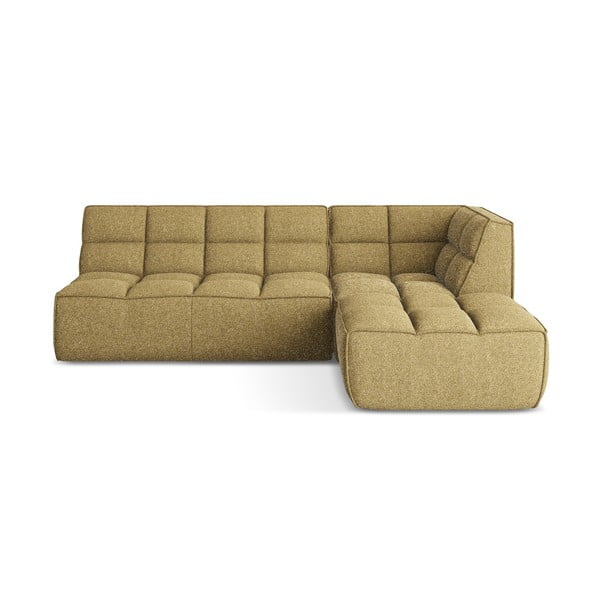 Modulárna rohová pohovka v horčicovej farbe (variabilná) Kalai – Makamii