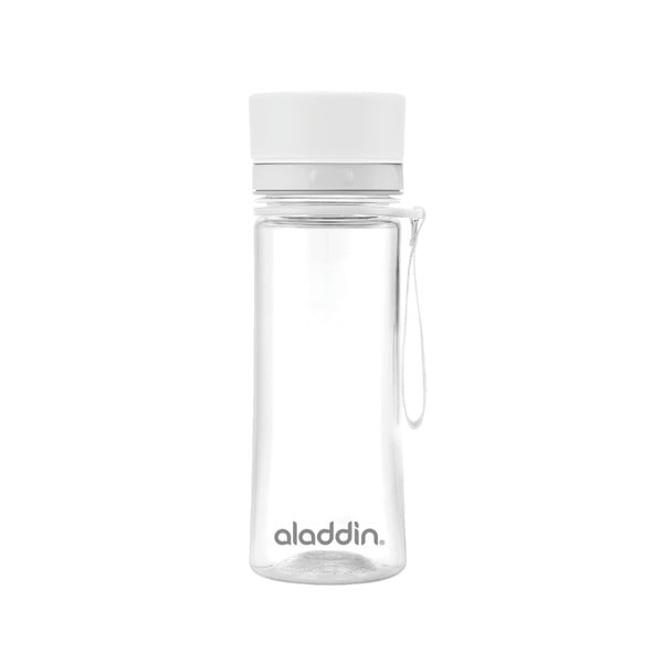 Fľaša na vodu s bielym viečkom a potlačou Aladdin Aveo Bloom, 350 ml