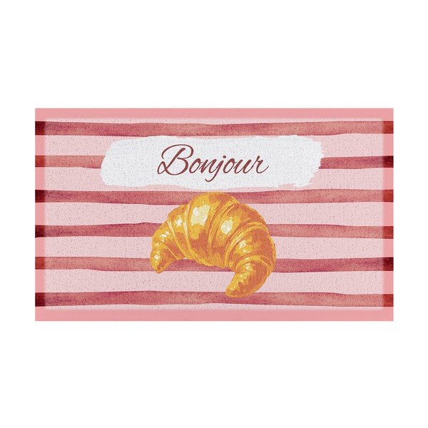 Rohožka z PVC 40x70 cm  Croissant Bonjour – Artsy Doormats