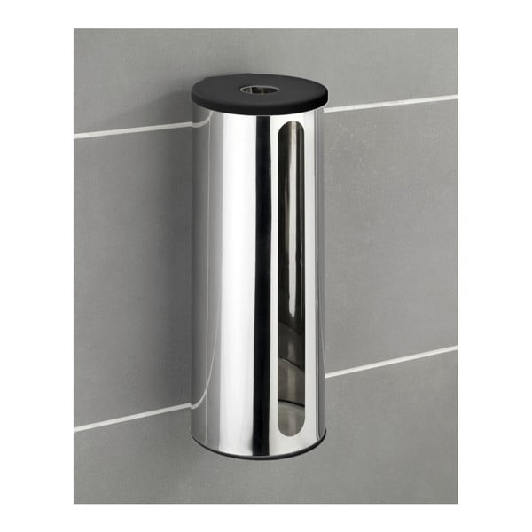 Nástenný samodržiaci zásobník na toaletný papier Wenko Turbo-Loc Detroit-image-2