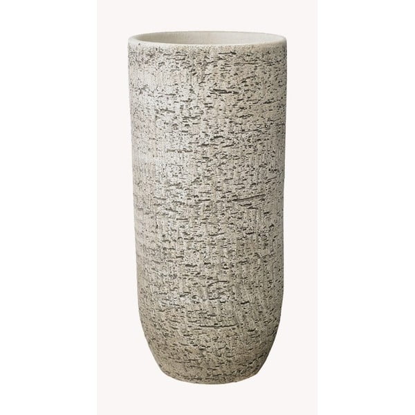 Sivá keramická váza Big pots Portland, výška 50 cm