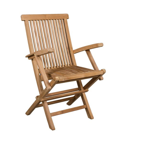 Skladacia záhradná stolička z teakového dreva Santiago Pons