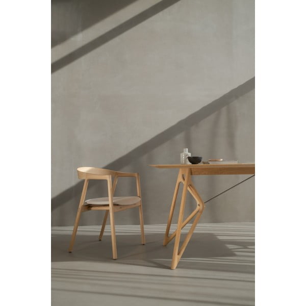 Jedálenský stôl s doskou z dubového dreva 240x90 cm Tink - Gazzda-image-3