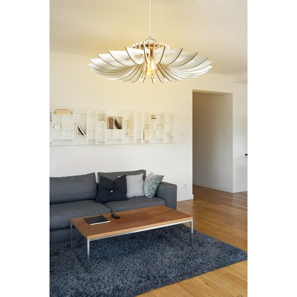 Biele závesné svietidlo ø 68 cm – Opviq lights-image-2