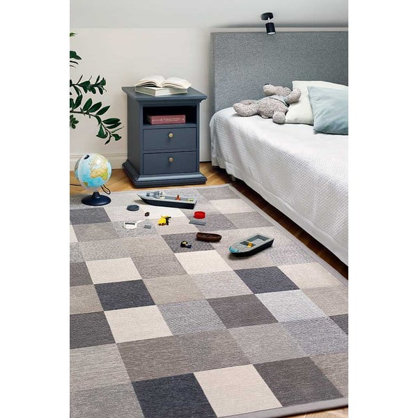 Hnedo-béžový detský koberec 200x140 cm Laeva - Narma-image-3