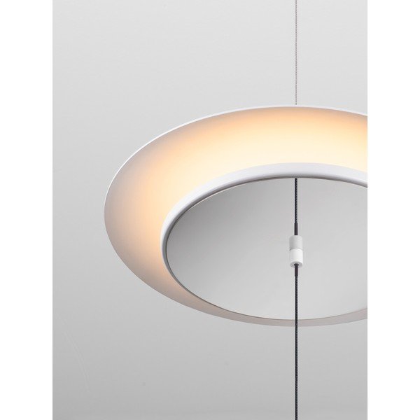 Matne biela hliníková LED stojacia lampa so stmievačom (výška  370 cm) Olos – Nova Luce-image-3