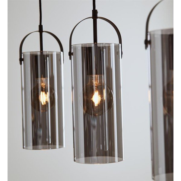 Čierne závesné stropné svietidlo Markslöjd Glory, 3 žiarovky-image-1