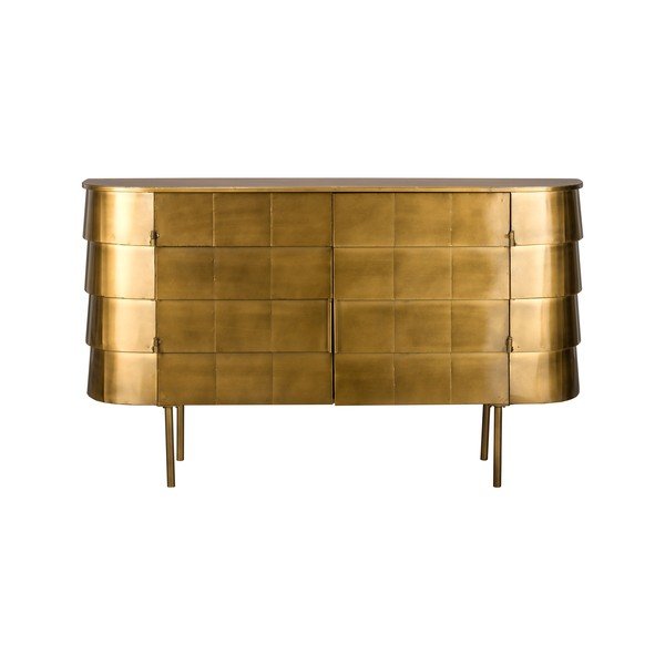 Kovová komoda v zlatej farbe 117x70x26 cm Hanna – Dutchbone