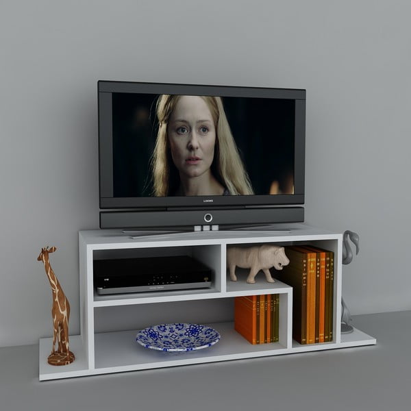 Stolík na televízor Fagus White, 29,5x120x41,8 cm