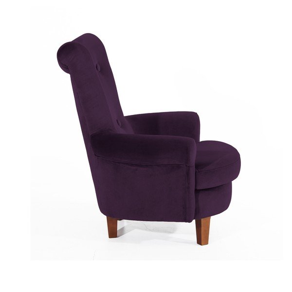 Fialové kreslo Max Winzer Tilly-image-1