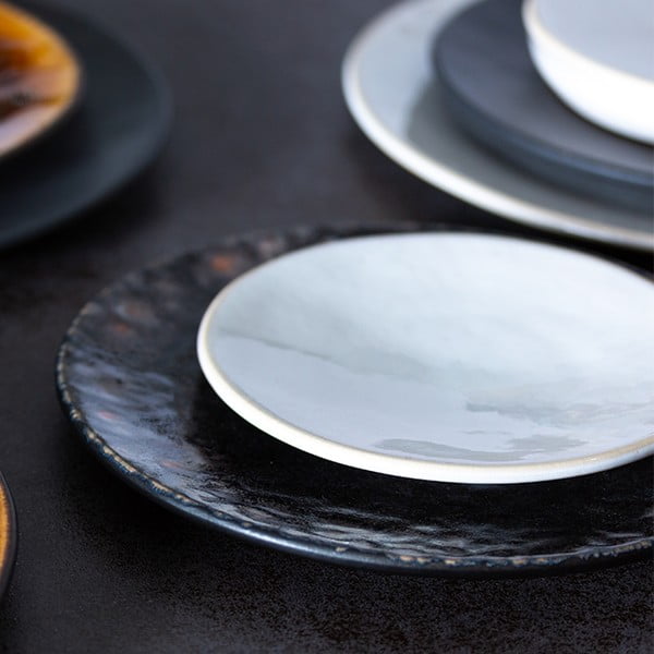 Biely dezertný kameninový tanier ø 16 cm Roda – Costa Nova-image-1