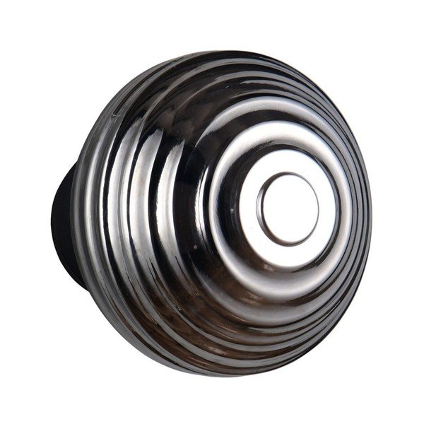 Tmavosivé sklenené LED nástenné svietidlo na USB ø 15,5 cm Earl – Reality