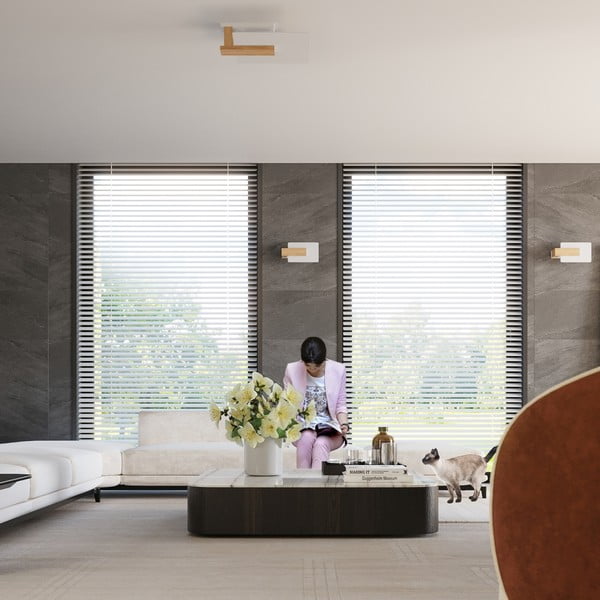 Stropné svietidlo v prírodnej farbe so skleneným tienidlom 40x47.5 cm Parola – Sollux-image-4