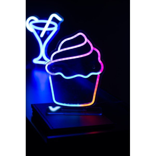 LED neónová svetelná dekorácia 5 W Colour Changing Cupcake – Leitmotiv-image-1