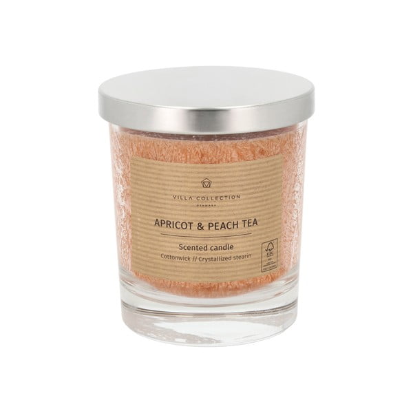 Vonná  sviečka doba horenia 40 h Kras: Apricot & Peach Tea – Villa Collection
