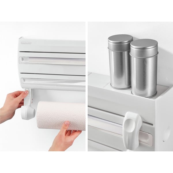 Nástenný plastový držiak na kuchynské utierky PARAT F2 - LEIFHEIT-image-1