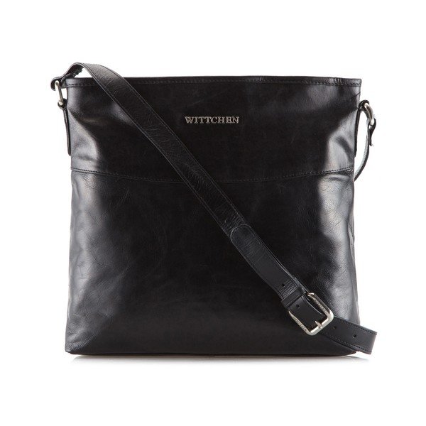 Kožená kabelka Elegance City Black