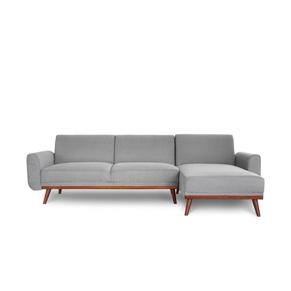 Tmavosivá rohová variabilná rozkladacia pohovka Debut Vera-image-2