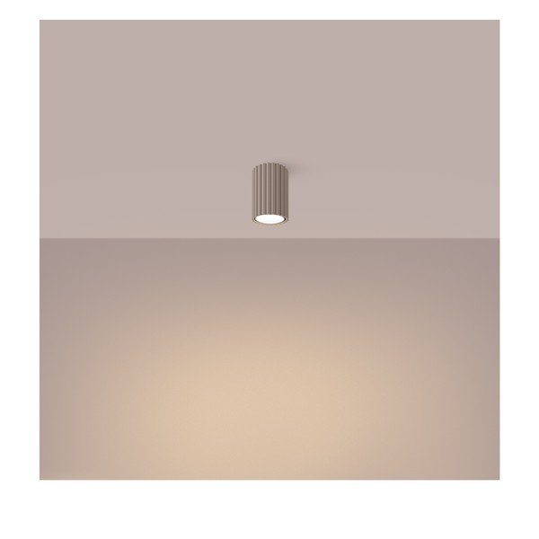 Taupe kovové bodové svietidlo ø 6,5 cm Gleam – Sollux-image-1