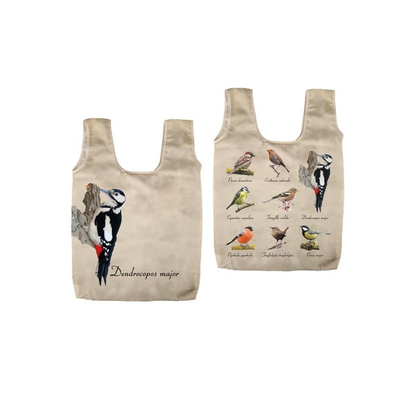 Skladacia taška s potlačou vtáčikov Esschert Design Fly-image-2