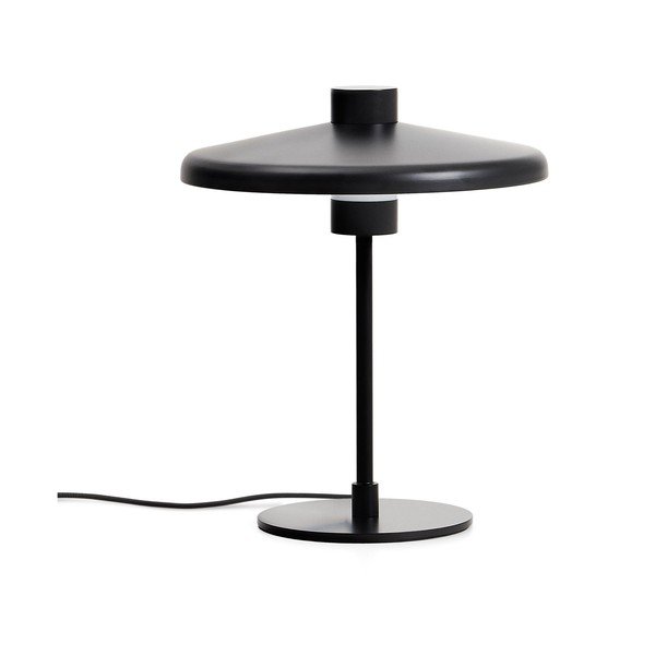 Čierna stolová lampa s kovovým tienidlom (výška  32,5 cm) Nuvira – Kave Home