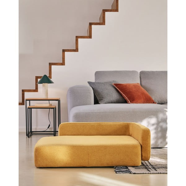 Pelech pre psov v horčicovej farbe 96x70 cm Bowie - Kave Home-image-4