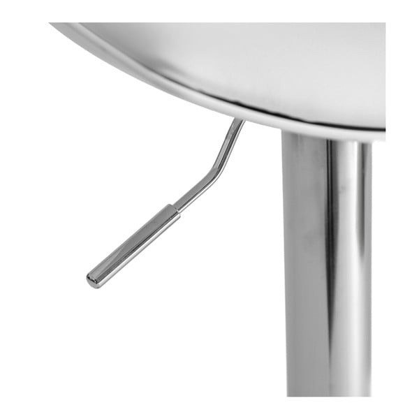 Biele barové stoličky s nastaviteľnou výškou z imitácie kože v súprave 2 ks (výška sedadla 56,5 cm) – Casa Selección-image-4