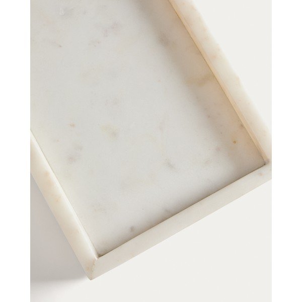 Mramorová dekoratívna tácka 18x35 cm Serela – Kave Home-image-4