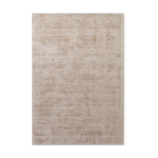 Béžový ručne tkaný koberec z viskózy 80x150 cm Noemi – Vikosa