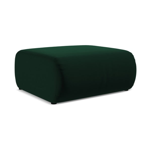 Tmavozelená zamatová podnožka Ekahi – Makamii-image-2