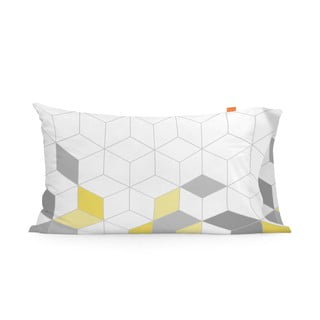 Súprava 2 bavlnených obliečok na vankúš Blanc Symmetry, 50 × 75 cm