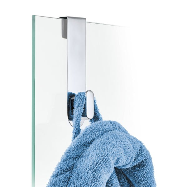 Závesný háčik z nehrdzavejúcej ocele v lesklej striebornej farbe Nexio – Blomus-image-1