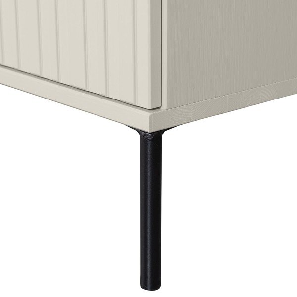 Svetlosivý TV stolík z borovicového dreva 150x56x44 cm New Gravure – WOOOD-image-4