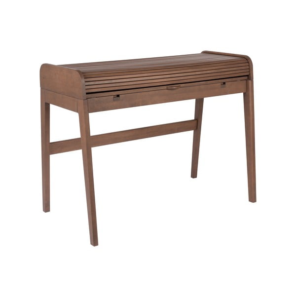 Hnedý písací stôl s výsuvnou doskou Zuiver Barbier-image-2