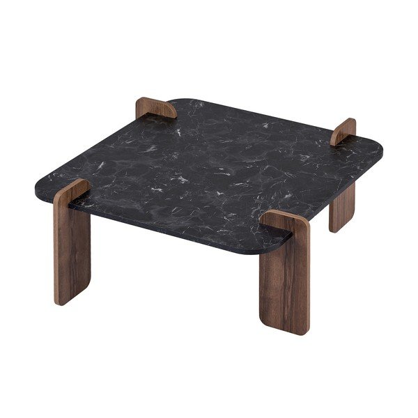 Čierny konferenčný stolík 90x90 cm Marais – Nordure-image-3