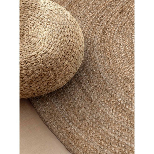 Obojstranný/ručne tkaný jutový koberec v tmavoprírodnej farbe 160x230 cm Braided – Hanse Home-image-3