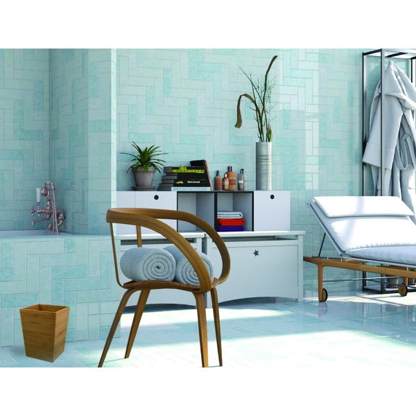 Bambusový odpadkový kôš v prírodnej farbe 3 l – MSV-image-1