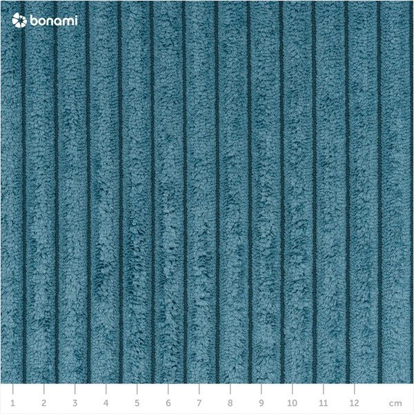 Modrý menčestrový modul pohovky (stredový diel) Nihad modular – Bobochic Paris-image-4