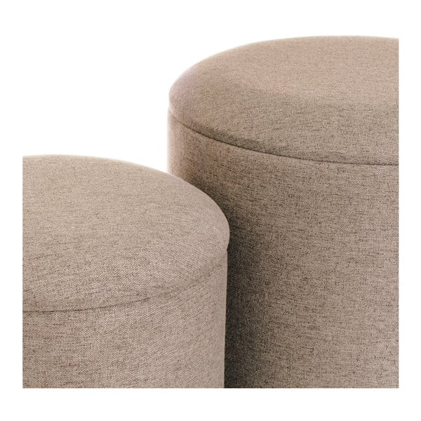 Svetlohnedé taburety v súprave 2 ks – Casa Selección-image-2