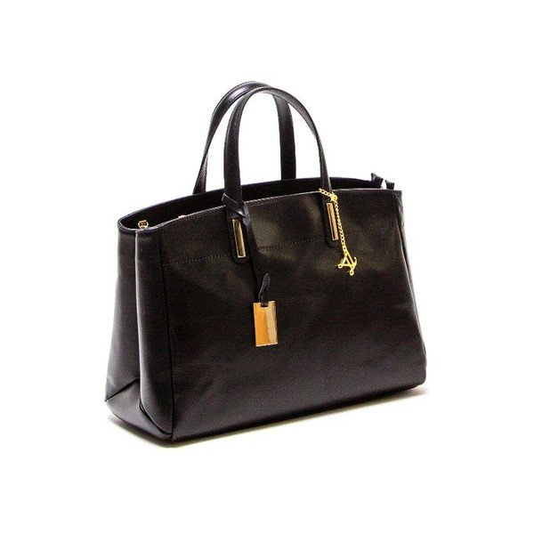 Kožená kabelka Luisa Vannini 380 Black-image-1