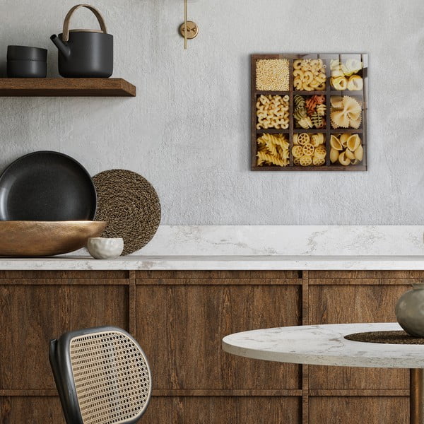 Sklenený obraz 30x30 cm Pasta Box – Styler-image-3