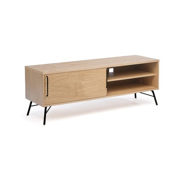 TV stolík s čiernymi nohami Woodman Ashburn-image-4