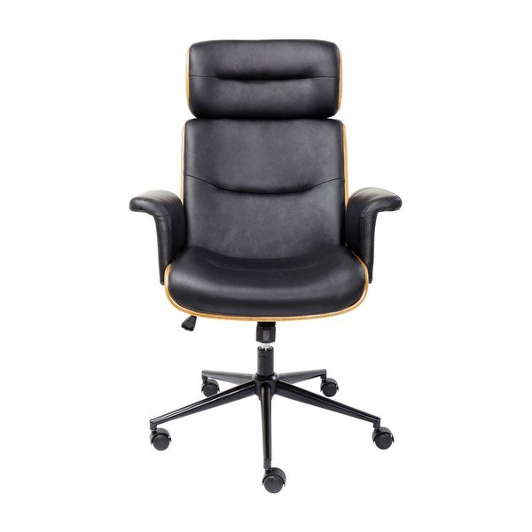 Čierna kancelárska stolička Kare Design Check Out-image-1