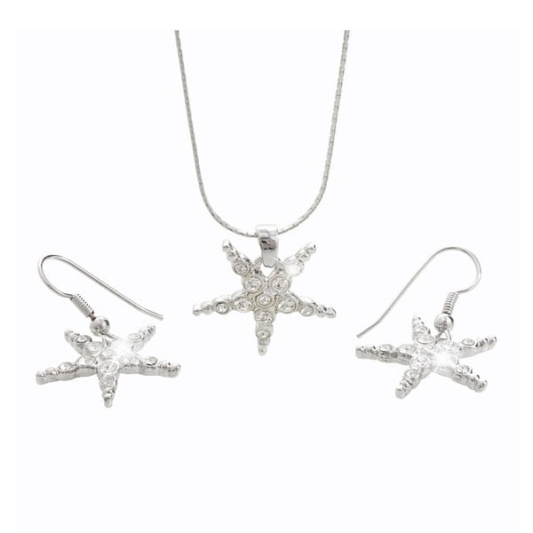Set náhrdelníka a náušníc s krištáľmi Swarovski® Yasmine Stars